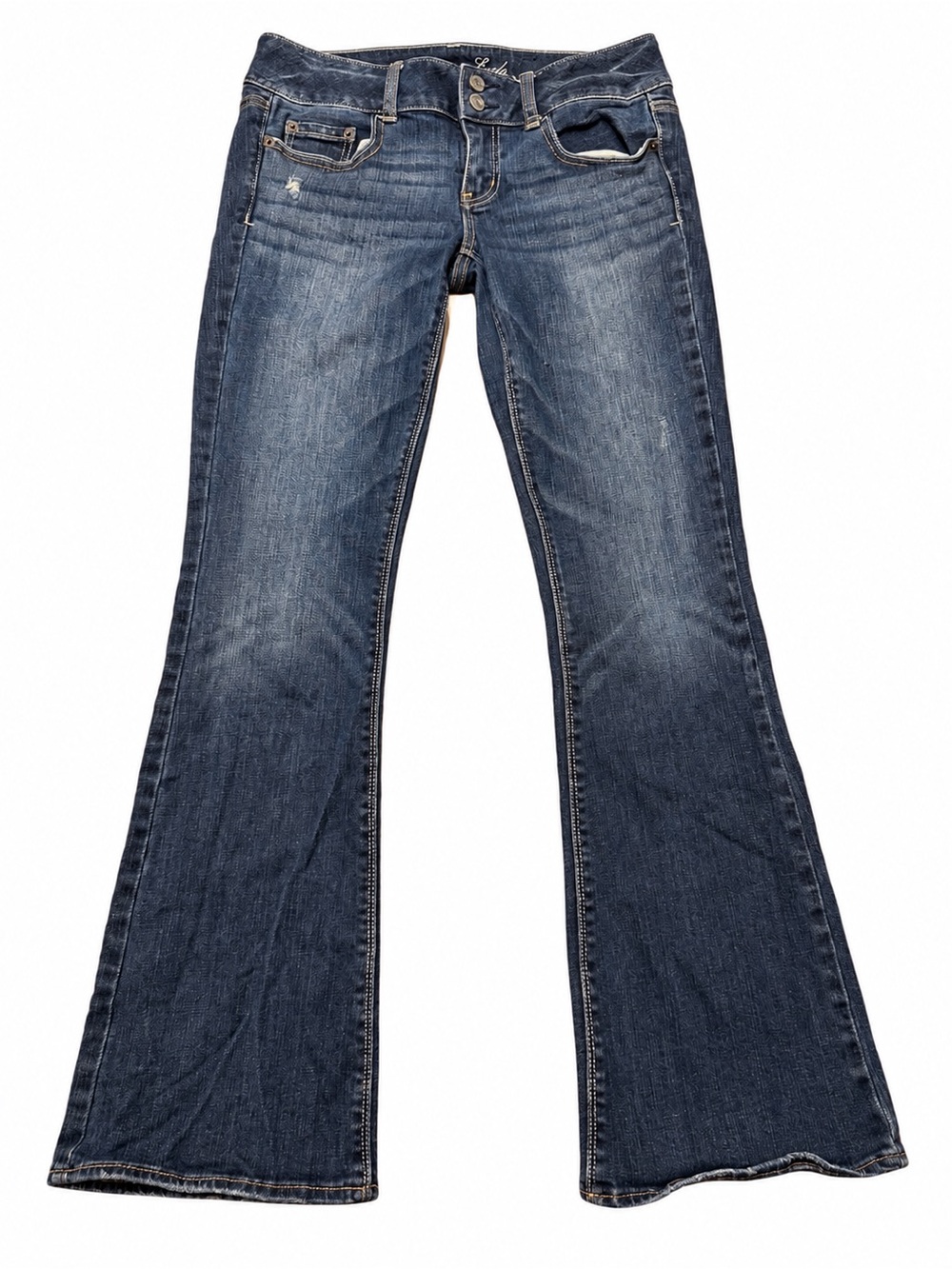 American Eagle Artist Stretch Flare Bootcut Jeans Size 4 Dark Wash
